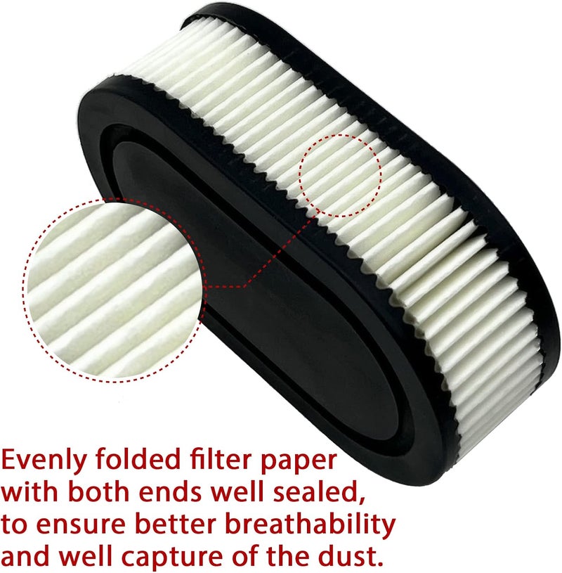 LETAYAR Replacement Cartridge Air Filter for Lawn Mower Air Cleaner for Lawnmower Engine Compatible with Craftsman Husqvarna Toro Engine Lawnmower 1 PACK - Image 3